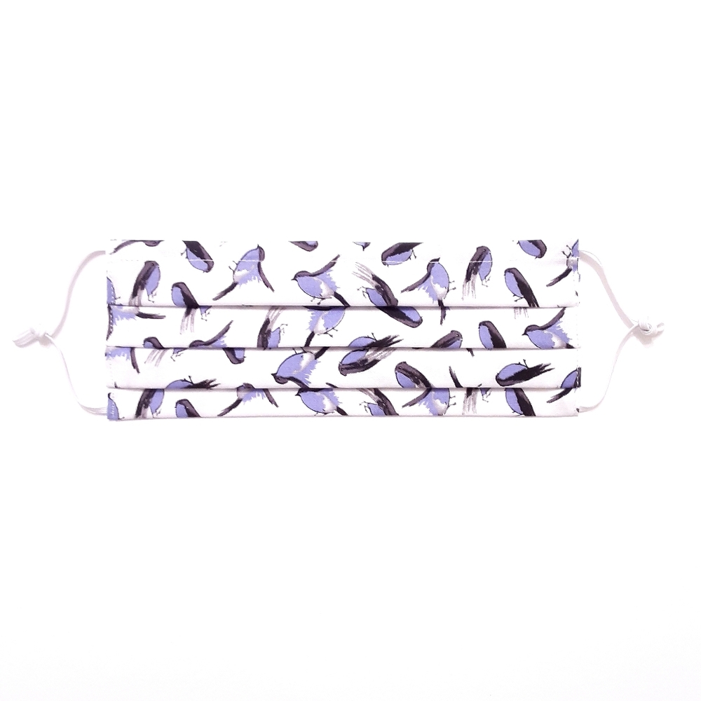 Face Mask 100% cotton Pleats Filter Nose wire